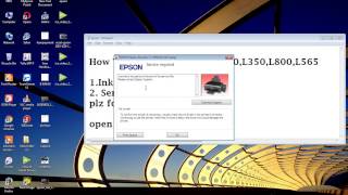 How to Reset EpsonL110L210L300L350L355l130l220l360l310l365  Solved Red Light Blinking [upl. by Olsen]