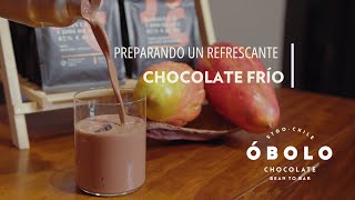 CHOCOLATE FRIO  Preparando con ÓBOLO Barista´s Chocolate [upl. by Weiss]