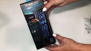 Auraled universal remote unboxing review from walmart [upl. by Ramilahs815]