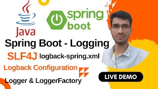 Logging in Spring Boot using SLF4J  Spring Boot Logging Tutorial  Spring Boot Logging Level Java17 [upl. by Akeryt]