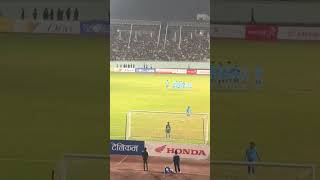 Nepal vs india penalty football nepalifootball goviral samba [upl. by Dorsey]