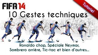 10 gestes techniques sur Fifa 14  Tutoriel [upl. by Lothaire912]