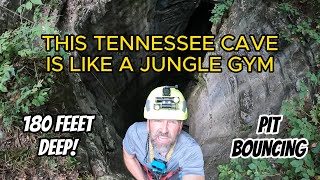 Rappelling Pit Caves in Middle Tennessee [upl. by Ahders208]