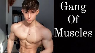 muscular teen male bodybuilder and fitness model bodybuilding gangofmuscles [upl. by Georas]