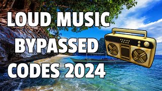 LOUD MUSIC BYPASSED Roblox Ids WORKING 2024 [upl. by Aicelaf491]