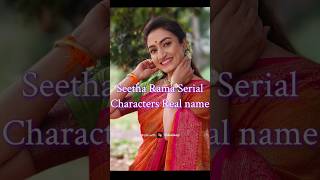 Kannada Sita Rama Serial Actors real NameKannada serialSandalwoodVaishnavikannadaserial [upl. by Adnohsat]