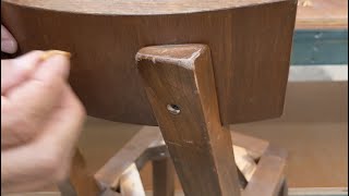 Como reparar rayones o raspones de sillas bancos o muebles de madera [upl. by Minabe]