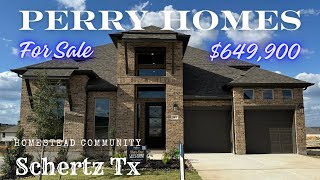 New Perry Home for Sale Homestead Schertz Tx [upl. by Ettevahs]