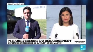 DDay  quelles retrouvailles pour Trump et Macron [upl. by Yllaw]