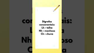 Dígrafos e encontros consonantais [upl. by Lower]