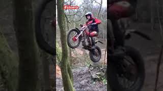 Jack ATTACK🤙😆 hangtime fun jump stepup woods mud wet trials enduro moto rider mx gasgas [upl. by Kazue]