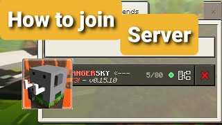 How to join server in Craftsman  How to play multiplayer [upl. by Nayrbo]