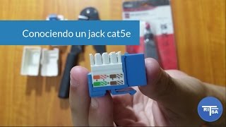 Tutorial de instalación de red  armando un Jack cat5e [upl. by Annua]