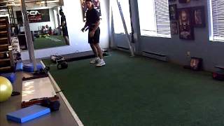 Kris Letang lateral bounds with Vertimax at Adrenaline Performance Center [upl. by Ruff]