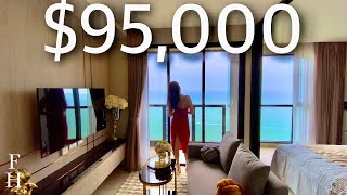 3390000 THB 95000 Sea View Condo in Pattaya Thailand [upl. by Calbert]