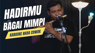 HADIRMU BAGAI MIMPI KARAOKE NADA COWOK PRIA [upl. by Saiasi]