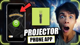 Flashlight Video Projector App Download Tutorial ✅ How To Get Phone Projector App on iOSAndroid [upl. by Annaet]