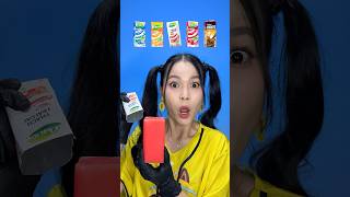 Boxed Milk Jelly ASMR 🧊🤤 food mukbang asmr [upl. by Annadiane]