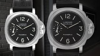 Panerai Luminor Marina 44mm Steel Mens Watch PAM00111 PAM 111  SwissWatchExpo [upl. by Assirahs]