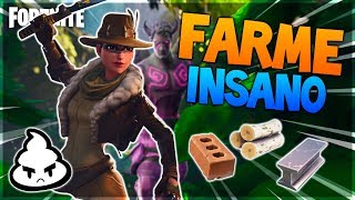 FORTNITE FARME INSANO Parafuso Peças Mecânicas Pó de Pedra e mais Novo Método [upl. by Nasia]