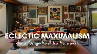 Eclectic Maximalist Interior Design Style Extended Experience [upl. by Imotih]