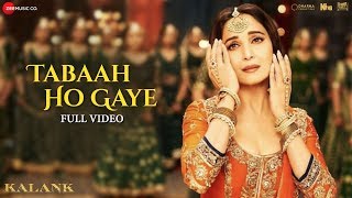 Tabaah Ho Gaye  Full Video  Kalank  Madhuri Varun amp Alia  Shreya  Pritam  Amitabh  Abhishek [upl. by Ecile960]