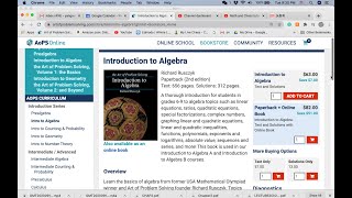 AOPS Algebra Chapter 11 special factorization and applications [upl. by Errecart]