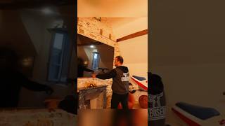 LUCIEN  AVANTAPRÈS DES TRAVAUX DANS SA CHAMBRE 🔥 boiserie shorts laboiserie youtubeshorts [upl. by Yeliah]