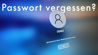 WindowsPasswort vergessen amp So umgehen Sie Windows 10 Passwort [upl. by Rebme644]