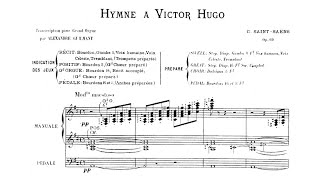 Camille SaintSaensAlexandre Guilmant  Hymne à Victor Hugo Op 69 audio  sheet music [upl. by Talich686]