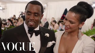 Diddy and Cassie at the Met Gala 2015  China Through the Looking Glass [upl. by Lanrev]