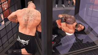 ELIMINATION CHAMBER MATCH BROCK VS ROMAN VS CENA VS GOLDBERG VS ORTON VS TAKER [upl. by Colis]