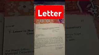 Letter to health officer about the Insanitary Condition of your Street letterwritting [upl. by Tod]