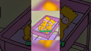 Barts Lost Twin Story Unveiled😱 simpsons shorts [upl. by Luisa]