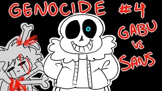 Gabu Plays Undertale GENOCIDE Part4 GABU VS SANS [upl. by Unhsiv]