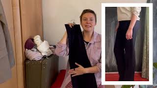 Обзор покупок из секондхенда Secondhand haul Осенняя капсула одежда за 2500₽ [upl. by Vaenfila]