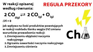 Jak wpływa na ilość produktów powstających w reakcji rozkładu CO2 zmiana warunków reakcji   30 [upl. by Odrawde]