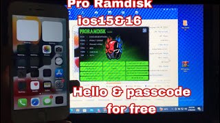 NEWPro ramdisk free bypass tool hello and passcode  ios 15amp16  support all checkm8 devices [upl. by Amsirahc]