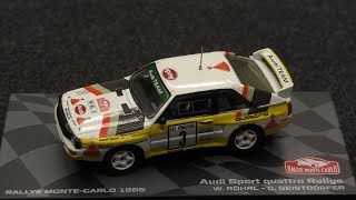 621 Audi Sport Quattro S1 Eaglemoss  Rally MonteCarlo [upl. by Enna]