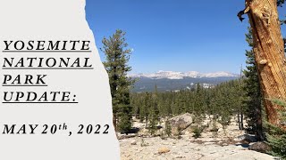 Tioga Pass Opening Dates in Yosemite NP as of May 20th 2022 [upl. by Patsis]