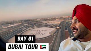 WAY TO DUBAI  DUBAI TOUR DAY 01 [upl. by Auqinet]