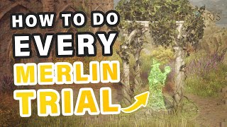 How to Solve ALL Merlin Trials ► Hogwarts Legacy [upl. by Yrakcaz228]