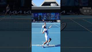 Novak Djokovic Serve  Slow Motion shorts [upl. by Eekram799]