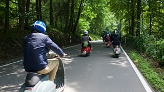 Vespa Motorroller Joyride Landsberg Ammersee Juli 2016 [upl. by Anirhtak]