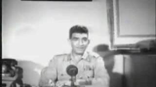 Mohamed Naguibs first statement July 1952 بيان الثورة لمحمد نجيب [upl. by Ollopa]