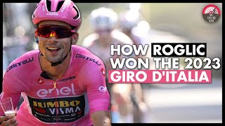 How Primož Roglič Won the Giro dItalia 2023  EXPLAINED [upl. by Oneill]