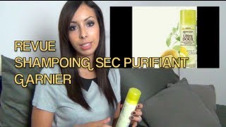 ❀REVUE❀ Shampoing Sec Purifiant GARNIER Ultra Doux [upl. by Dnalhsa]