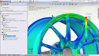 🥇 solidworks simulation forged alloywheels optimization 🥇🏆 [upl. by Schoenberg728]