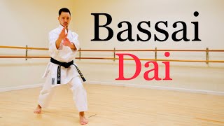 Kata Bassai Dai Full Tutorial [upl. by Desmond]