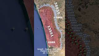 Israeli  Hamas War Animated Map 2023 [upl. by Grantland702]